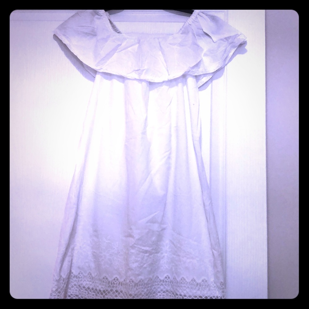 Beautiful white off shoulder dress